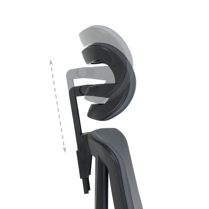 Ергономичен офис стол Carmen COTIA тъмносив